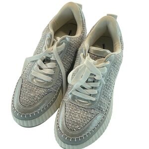 Universal Thread Women's Size 9 Gray‎ Silver Tweed Sneakers Casual Shoes